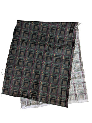 Rustic Plaid Fabric 17x43 Thick Cotton Primitive Cabin Craft Sewing