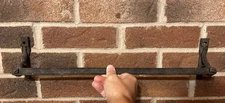 Antique Horse Tack Bar Rail Rack Cast Iron From 19inches
