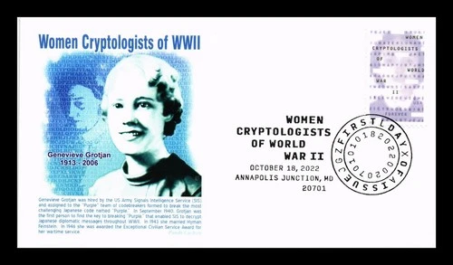 DR JIM STAMPS US COVER WOMEN CRYPTOLOGISTS OF WORLD WAR II FDC PANDA CACHET
