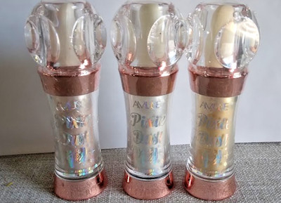 3-LOT Amuse Pixie Dust Body Eye & Face Glitter Shimmer .17oz Translucid Powder
