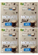 4 x 24 Mokate Latte Instant Coffee 3-In-1 Latte 4 Packs  Total 96 Sachets