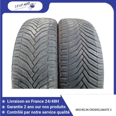 🇫🇷 Paire de pneus MICHELIN CROSSCLIMATE 2 205 50 17 93 W ♻️ - Photo 1/3