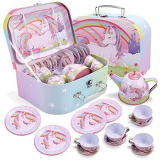 Unicorn Tea Party Play Set - Kids Pretend Kitchen Toy