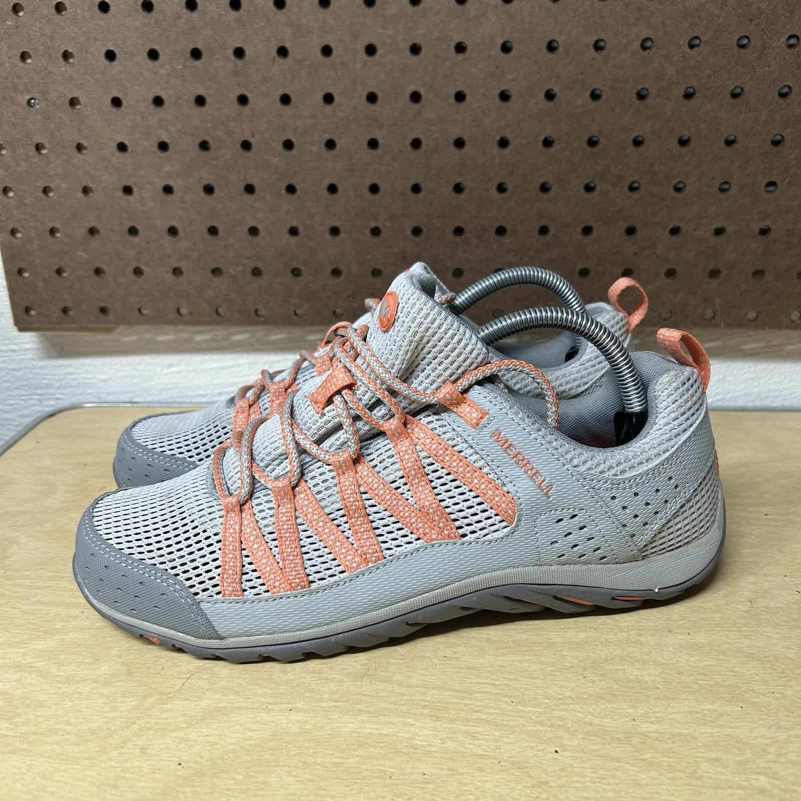 Scarpe da passeggio Merrell Coastrider ghiaccio corallo taglia 9 5 donna stringate