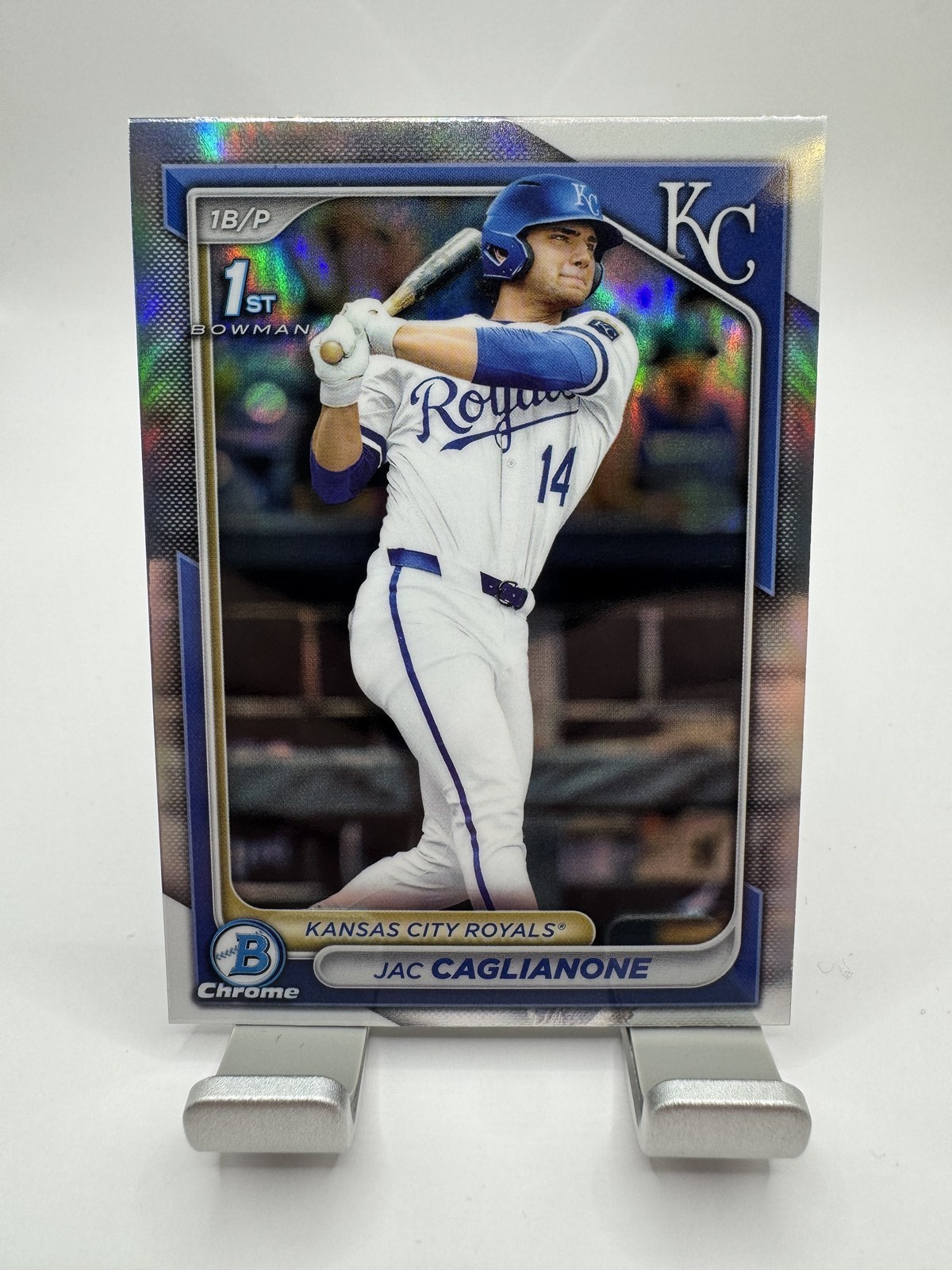 2024 Bowman Draft Jac Caglianone Chrome Refractor 1st Prospect #BDC-8 Royals