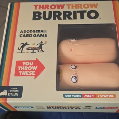 Exploding Kittens Throw Throw Burrito Dodgeball Card Game, Ages 7+, 2-6 Players