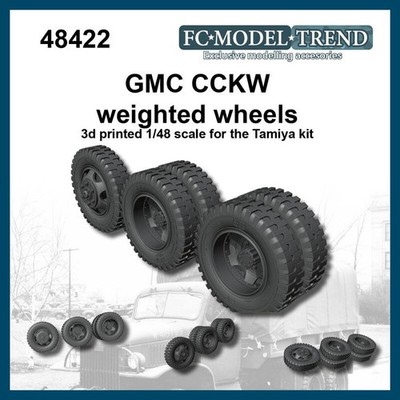 FC Model Trend 1/48 GMC Weighted Wheels for Tamiya kits