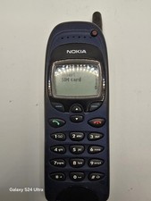 Nokia 6150 SAT Vintage Mobile Phone – External Antenna – Powers On – Insert SIM