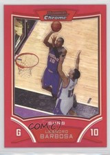 2008 Bowman Draft Picks & Stars Chrome Red Refractor 4/5 Leandro Barbosa #65 3j1