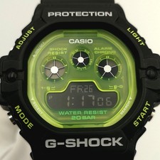 CASIO G Shock Used Casio G Shock DW 5900TS Black Green Case 42 47mm Men s Watch