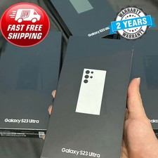 NEW  SEALED Samsung Galaxy S23 Ultra 5G Factory Unlocked GSM CDMA 256GB/512GB