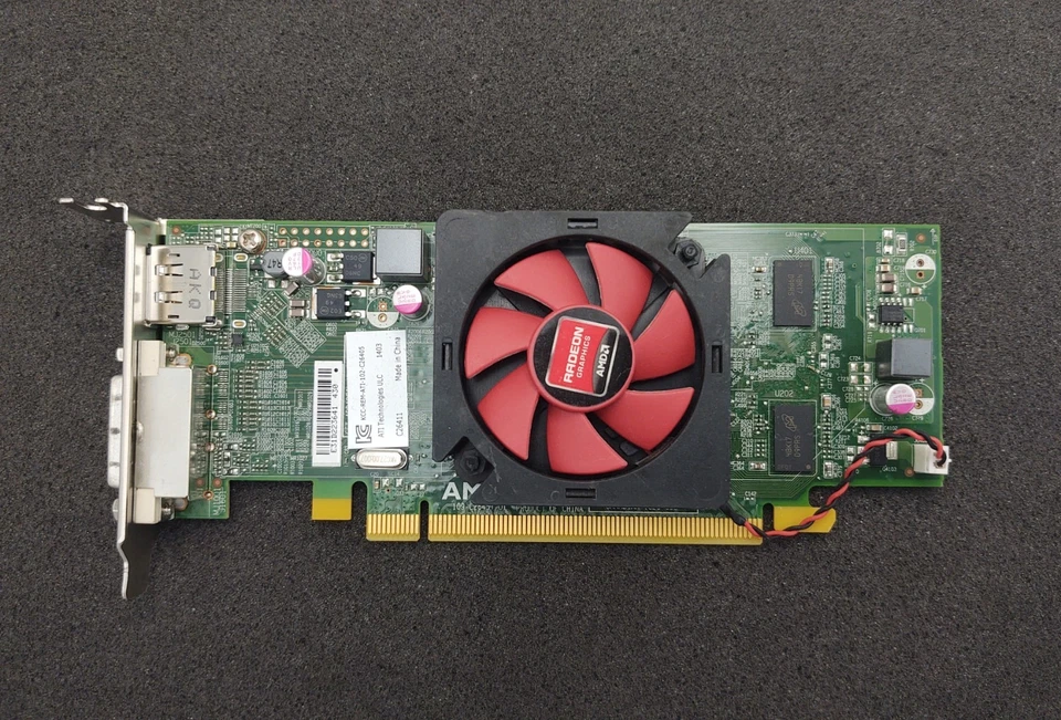 13x  AMD Radeon 1GB 109-C26457-01 PCI-e DVI DisplayPort Low Profile Video Card - Image 3 of 4