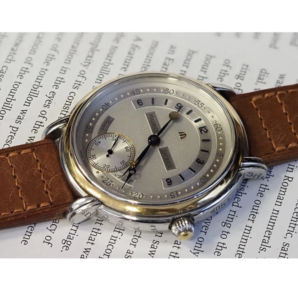 Maurice Lacroix Masterpiece Jour Nuit 18K Yellow Gold And Steel MP7058 - Image 4 of 4