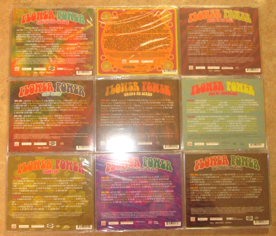 Brand New! 18 CD TIME LIFE Flower Power Super Set Woodstock Generation 60s 70s - Image 2 of 3