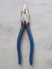 Vintage Blue Grass Belknap Pliers No. 433-7 Lineman's Pliers - Made in the USA