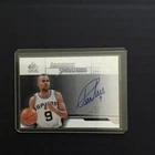Tony Parker Spurs 03-04 Upper Deck SP Authentic Signatures On Card Auto