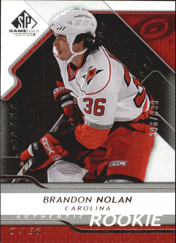 2008-09 SP Game Used #108 Brandon Nolan RC /999 - HKY