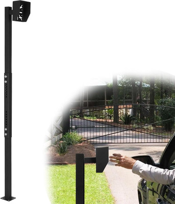 Universal Keypad Mounting Post with Waterproof Cover, Height Adjustable from 37 