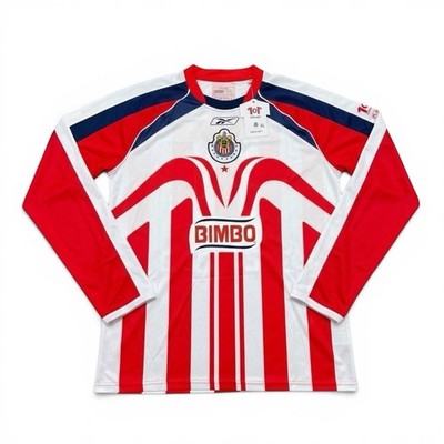 Chivas Guadalajara 2006-07 Retro Home Soccer Jersey Red BOFO Edition