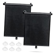 Car Window Shade for Side Windows, 2 Pack Sun Shade Retractable for Car Blocks