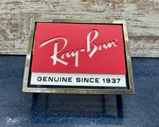RAY-BAN genuine since 1937 Metal Plexiglass Counter Display Vintage