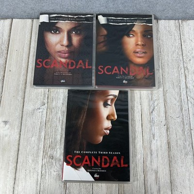 Scandal TV Series DVD Seasons 1 2 3 Complete First Second Third Set Kerry