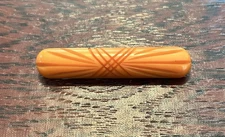 Vintage Carved Butterscotch Bakelite Pin Brooch-Simichrome Tested