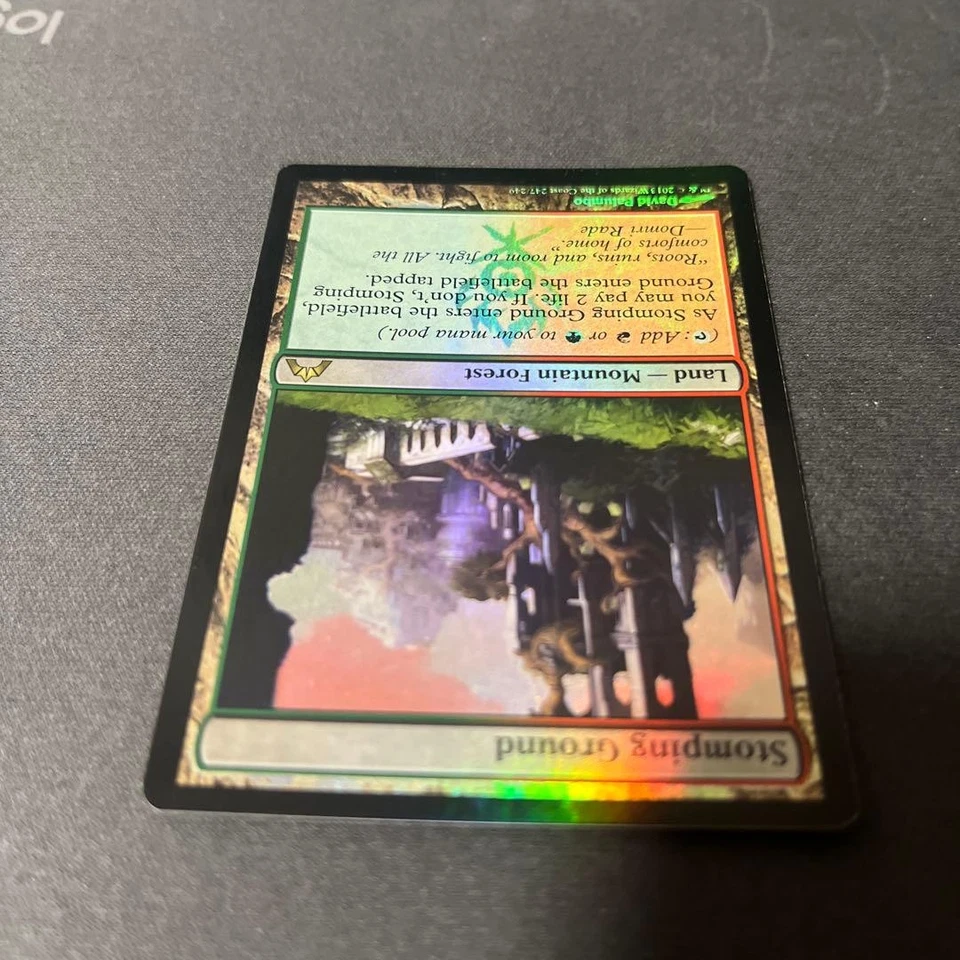 MTG Stomping Ground Foil GTC English Play This Card - Image 3 of 4