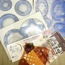 Creative Memories Scrapbooking Lot Of Custom Cutting System Templates/stencils