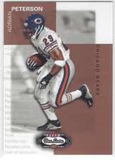 Adrian Peterson 2002 Fleer Box Score Rising Stars #168 Chicago Bears Rookie