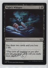 Night's Whisper Magic: Duskmourn: House of Horror Commander DSC #0079