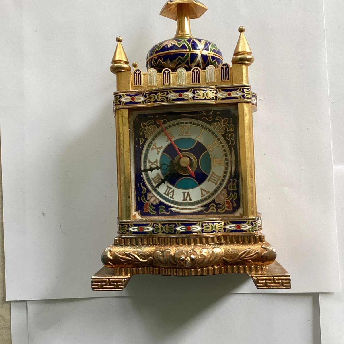 景泰蓝时钟古董时钟| eBay