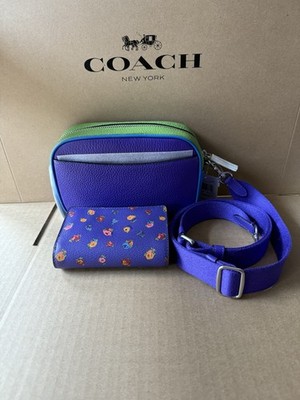 COACH Mini Jamie Camera Bag & Medium Wallet In Leather Sport