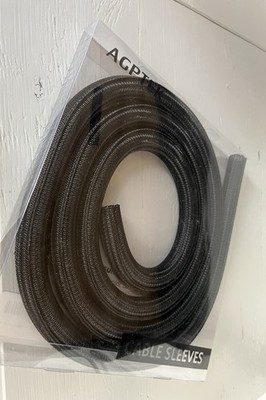 Kabelschlauch  cable sleeves Agptek 2m, Schwarz