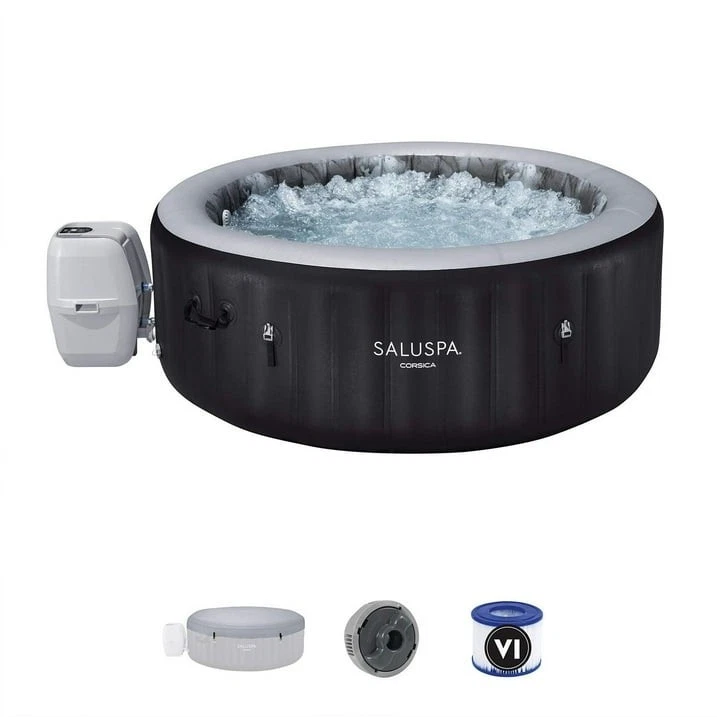 SaluSpa Corsica Round Inflatable Hot Tub - Thumbnail 2
