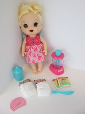 Hasbro Baby Alive Magical Mixer Doll Blonde Outfit Blender Food Accessories 2018