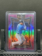 Agustin Ramirez RC 2025 Select -  Concourse - Purple Prizm #55/75 - #5 Marlins