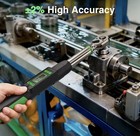 Digital Electronic Torque Wrench Kit 3/8in Ratcheting w/ Adapters & Ext, 4pc — photo 2