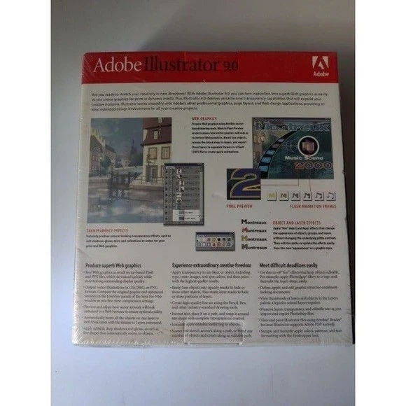 Adobe Illustrator 9.0 Education Version Macintosh, Sealed, Brand New. - Image 3 of 4