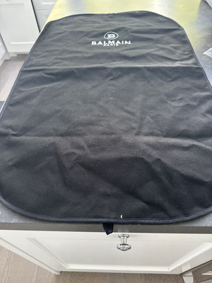 Balmain Garment Bag Black 38 long x 24 wide Heavy Duty 