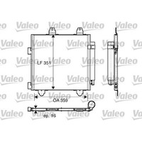 Valeo 818014 Kondensator Klimaanlage FüR Citroen Peugeot Toyota C1 107 Aygo PM