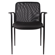 Scranton & Co Guest Chair with Casters in Black
