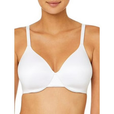 Bali Women's One Smooth U Concealing  Shaping Underwire Bra 3W11, White, sz 34D