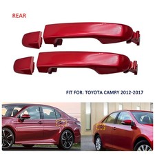 Door Handle Outside Rear Driver Passenger Side For 2012-2017 Toyota Camry Red EV