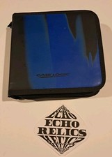 Case Logic 24 CD Case Blue Marble Design Vintage Rare