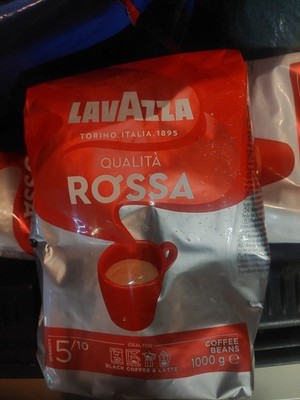 Lavazza Kaffeebohnen Qualita Rossa 4 Packungen a 1 Kg MHD 30.10.27