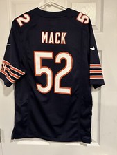 Chicago Bears Khalil Mack #52 Jersey "On Field" by Nike. Small