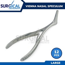 12 Pcs Vienna Nasal Speculum ENT Surgical Medical Instruments Large German Grade