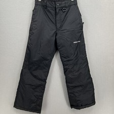 ARCTIX Youth Kids Snow Pants Ski Snowboard Insulated Black Size Medium Pockets