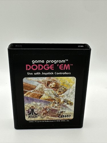 Dodge 'Em (Atari 2600, 1981) Cartridge Only